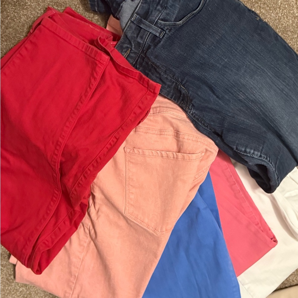 Colorful Denim Pants Collection